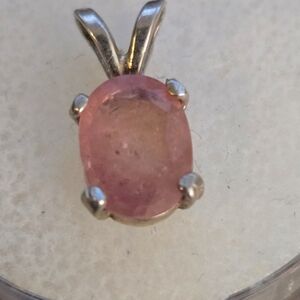 Elegant Pink Sapphire Pendant